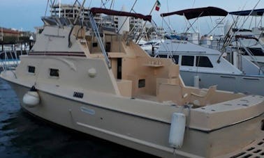 28ft Edith Fishing Boat Charter for 4 People in Cabo San Lucas, Mexico