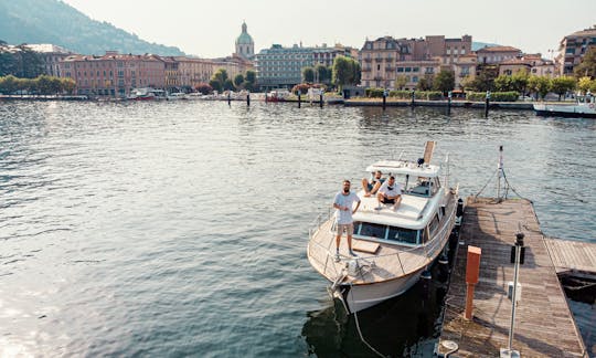 Discover the Beauty of Lake Como on Mizar III Picchiotti Giglio Yacht