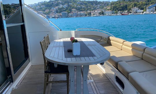 Gorgeous 14 Person Motor Yacht in İstanbul, Turkey