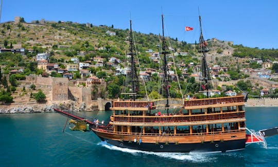 Charter a Sailing Mega Yacht in Antalya, Turkey