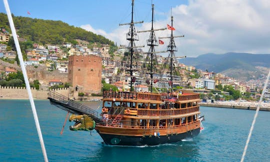 Charter a Sailing Mega Yacht in Antalya, Turkey