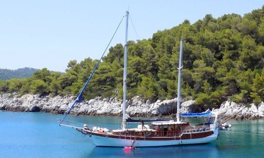 Sailing 70' Greek Gulet for Private Charter in Mikonos, Greece