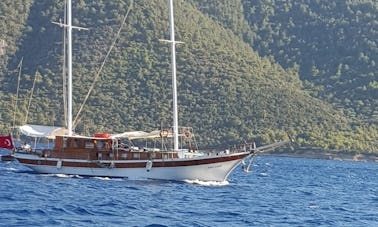 Location de goélettes pour 12 personnes à Bodrum, Mugla