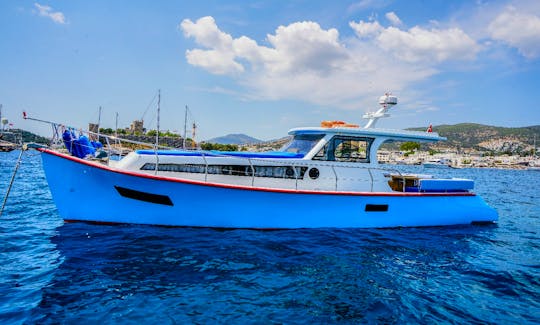 Cozy Motor Yacht Charter for 4 People in Muğla, Turkey