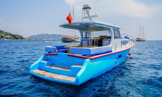 Cozy Motor Yacht Charter for 4 People in Muğla, Turkey