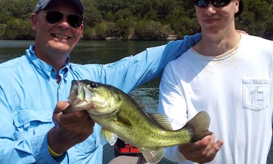 Bass Fishing Trip in the Austin Area onboard 22' Phoenix Bass Boat with Captain Bryan