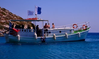 Private Boat Trip to Kos Island (max. 6 persons) onboard a Traditional Greek Boat with friendly crew!
