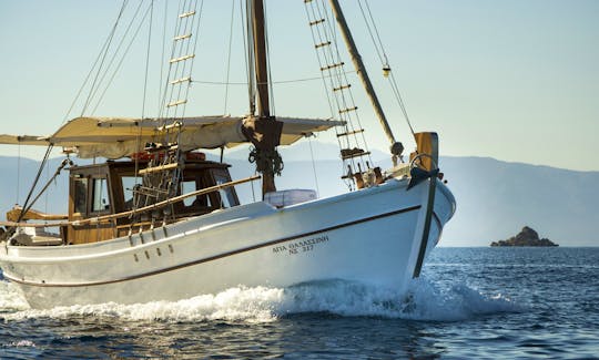 Spetses Private Day Trips On Board Traditional Wooden Kaiki