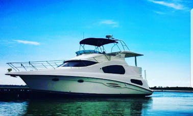 44' Ultra Luxury Silverton Hi Performance Motor Yacht Rental in St. Pete, Fl