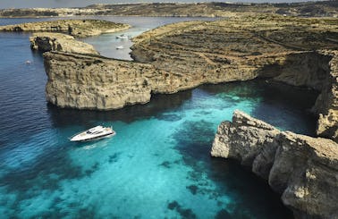 64ft Sunseeker Predator Yacht Available for Charter in Senglea, Malta