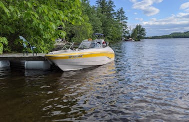 17 foot Starcraft bowrider on Moose Pond in Denmark, Maine
