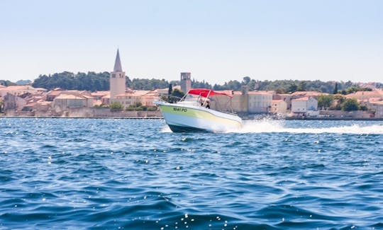 Une incroyable expérience en mer à bord du bateau à console centrale Orka 740 à Vrsar