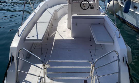 Une incroyable expérience en mer à bord du bateau à console centrale Orka 740 à Vrsar