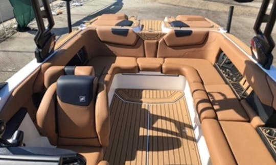 The interior is like sitting on an amazing couch with comfortable sea Deck flooring!