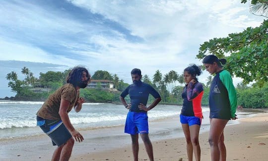 Ground Instructions before surfing lesson