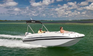 Super Fresh Hurricane 188ss Deck Boat for Rent in Bay Pines