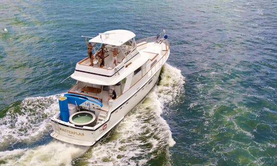**Miami Cruise - 60 Ft Ship with the Biggest Bow Pad in Miami - Optional HOT TUB available