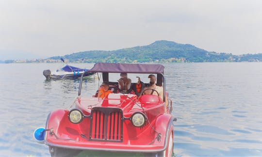 Zero Emission Cruise in Lake Maggiore, Milan (T) - Rent the 15' Unique Pedal Boat
