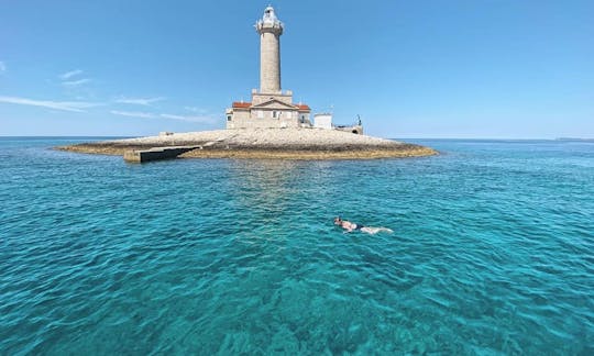 Bateau privé pour 13 personnes en Istrie, la plus grande péninsule de la mer Adriatique