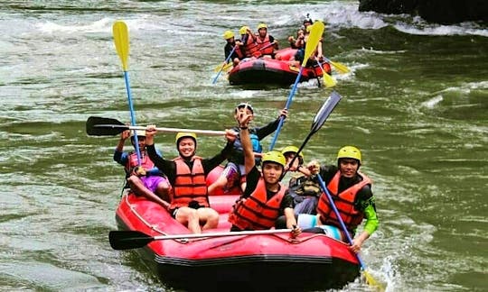 Fun Rafting Trip in Asahan River, Indonesia