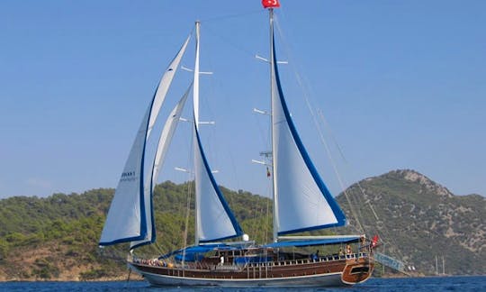 36' Sailing Gulet Charter in Muğla, Turkey!