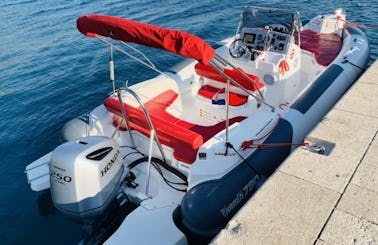 Marlin 790 RIB  Honda 250 hp Rental in Split, Croatia