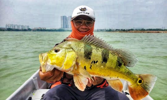 Kuala Lumpur Guided Urban Peacock Bass Fishing Trip