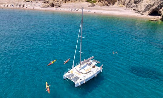 Exclusive Day Cruise From Rhodes Aboard Lagoon 440 Sailing Catamaran