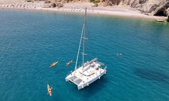 Exclusive Day Cruise From Rhodes Aboard Lagoon 440 Sailing Catamaran