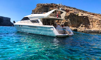 Luxury Yacht Charter Princess 60 Fly with Professional Captain and Crew in Ta' Xbiex, Malta