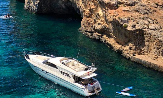 Luxury Yacht Charter Princess 60 Fly with Professional Captain and Crew in Ta' Xbiex, Malta