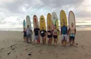 Surfing Lesson with Bilingual Instructor in Provincia de Puntarenas, Costa Rica