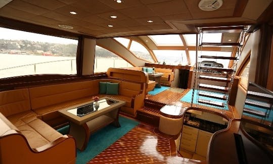 72' Power Mega Yacht Rental in İstanbul, Turkey