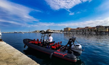 RIB Highfield Patrol 860 rental with Skipper in Zadar
