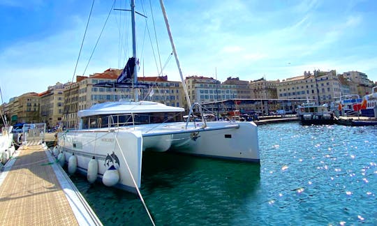 Lagoon 52 F Sailing Catamaran Mercurey for 28 people in Marseille, France