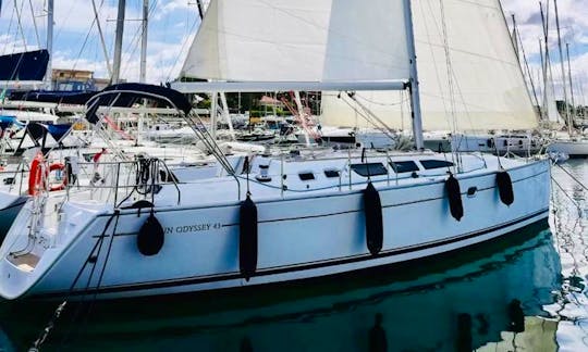 Skippered Charter on 43' Sun Odyssey Sailboat for 10 People in Marsala