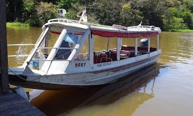 10 Person Boat for Rental in Amazonas, Brazil