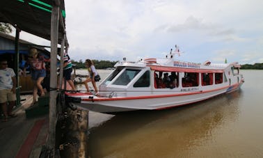 ブラジルのアマゾナス州での44人用レンタルボート