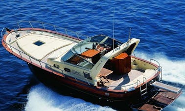 Amazing 36 Semicabinato Gozzo Boat Ready to Rent in Piano di Sorrento, Campania