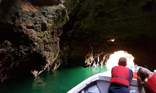 Private Ponta da Piedade Caves Boat Tour in Lagos, Algarve with Local Guide