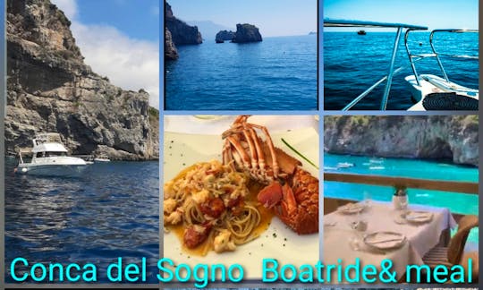 Conca Del Sogno Boat Ride and Meal in Positano