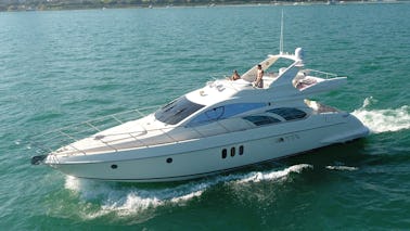 Luxurious 60FT Azimut | Double-deck Yacht