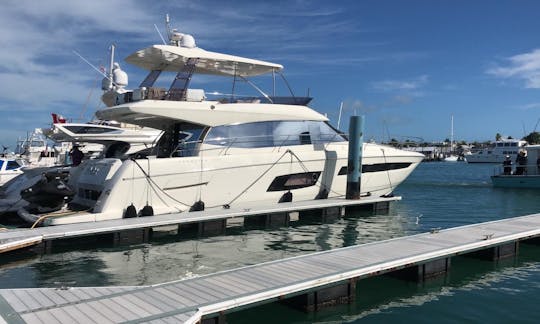 56' Prestige Power Mega Yacht Rental in Miami Beach, Florida