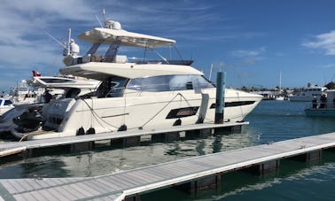 56' Prestige Power Mega Yacht Rental in Miami Beach, Florida