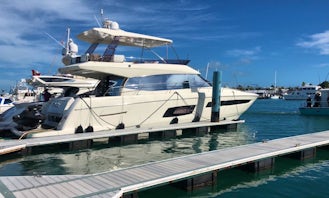 56' Prestige Power Mega Yacht Rental in Miami Beach, Florida