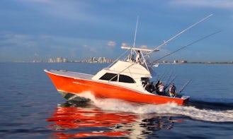 50' Custom Carolina Fishing Charter & Cruise On The Intercostal Waterway