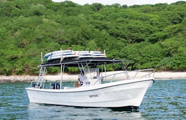 Charter the 33' Neptuno Powerboat for your next adventure!