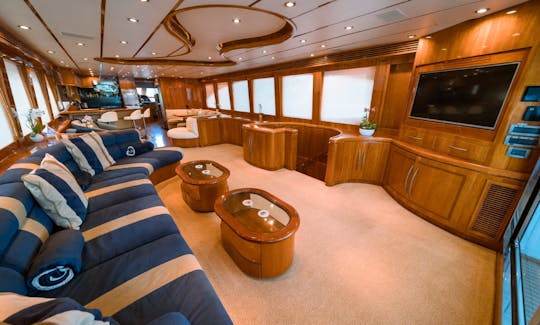 The Program - 97' Hargrave Yacht Charter in South Florida