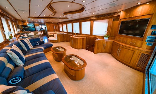 The Program - 97' Hargrave Yacht Charter in South Florida