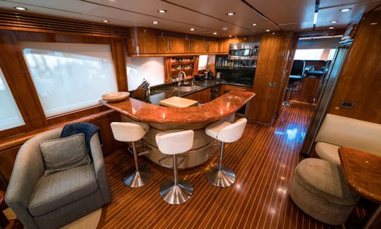 The Program - 97' Hargrave Yacht Charter in South Florida